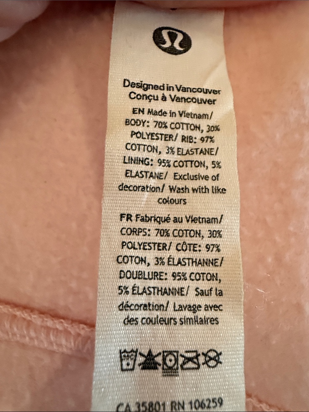 Lululemon Full Zip Cropped Hoodie - Picture 5 of 5